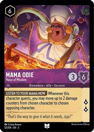 Mama Odie - Voice of Wisdom (52/204) [Into the Inklands] Cold Foil