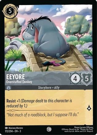 Eeyore - Overstuffed Donkey (172/204) [Into the Inklands] Cold Foil