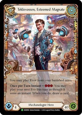 Teklovossen, Esteemed Magnate - HER096 (HER096) - Flesh and Blood: Promo Cards Cold Foil