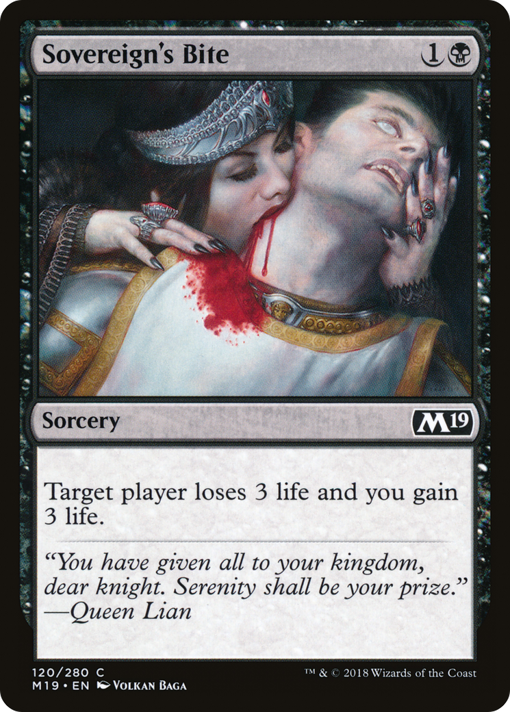 Sovereign's Bite [Core Set 2019] Foil