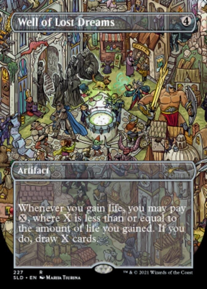Well of Lost Dreams (227) (Borderless) [Secret Lair Drop Series] Foil