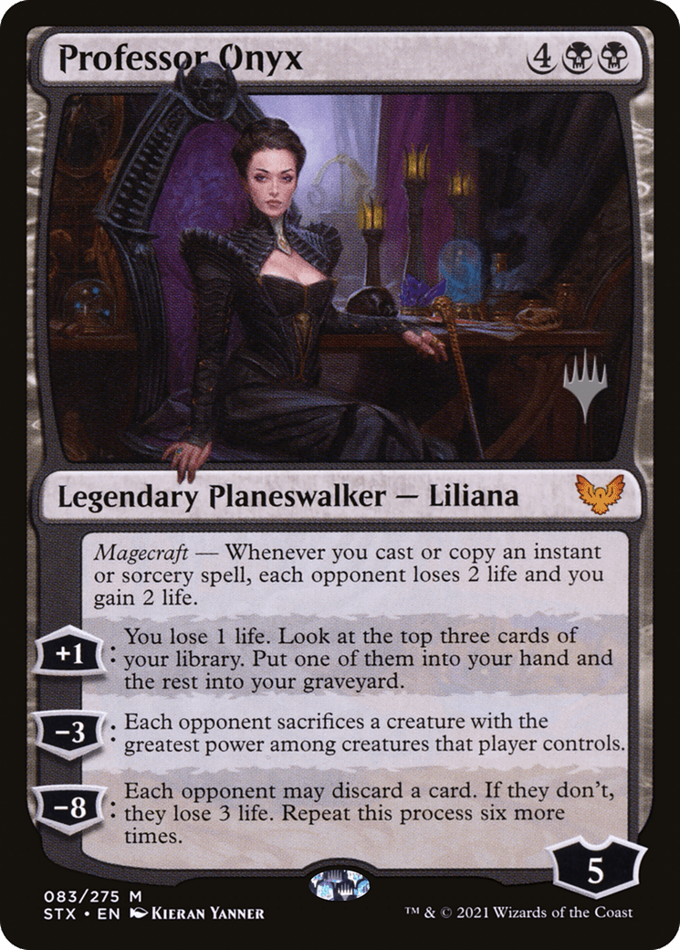 Professor Onyx (Promo Pack) [Strixhaven: School of Mages Promos] Foil