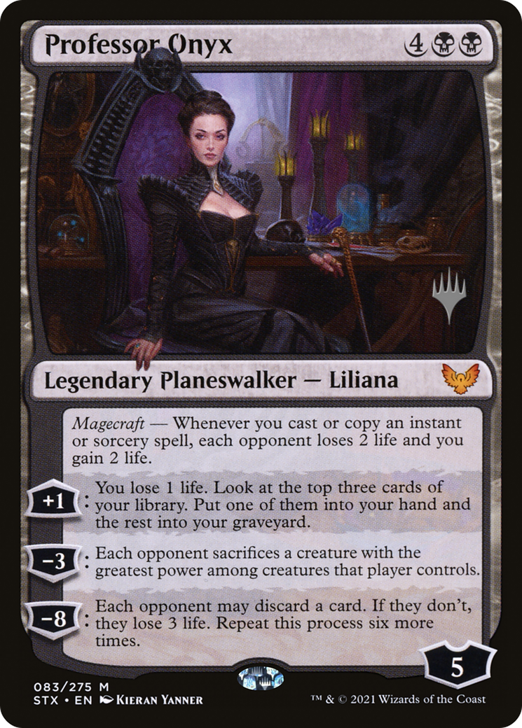 Professor Onyx (Promo Pack) [Strixhaven: School of Mages Promos] Foil