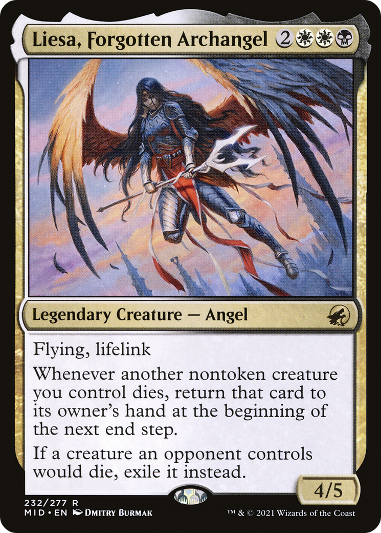 Liesa, Forgotten Archangel [Innistrad: Midnight Hunt] Foil