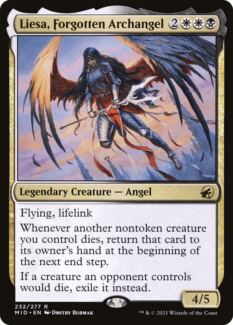 Liesa, Forgotten Archangel [Innistrad: Midnight Hunt] Foil