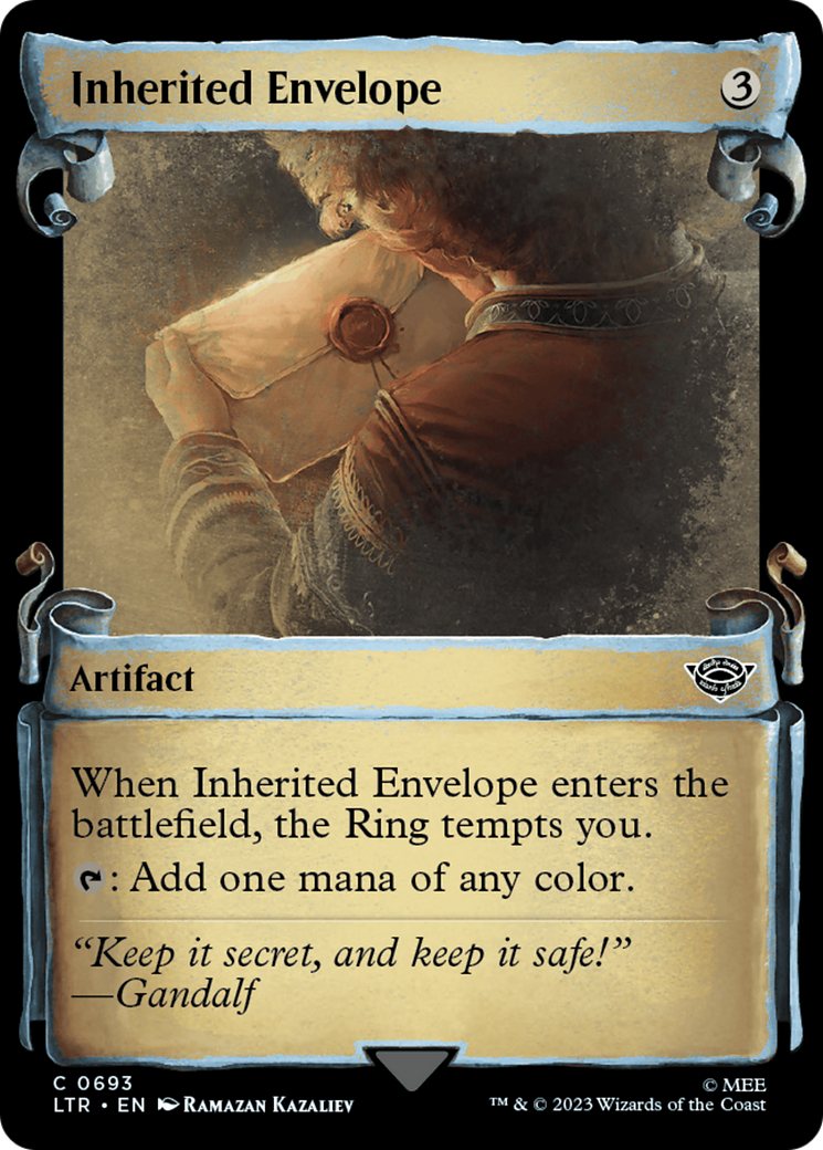 Inherited Envelope [The Lord of the Rings: Tales of Middle-Earth Showcase Scrolls] Foil