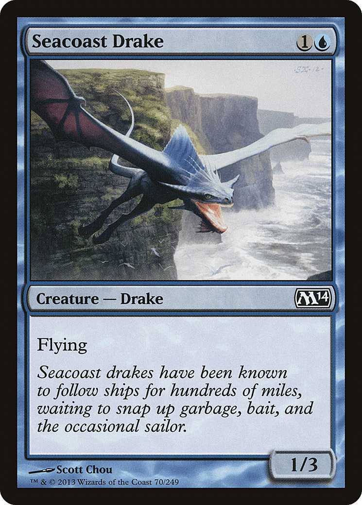 Seacoast Drake [Magic 2014] Foil