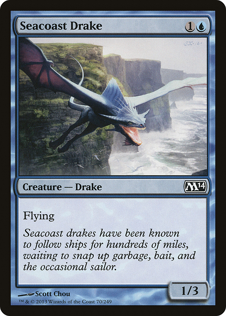 Seacoast Drake [Magic 2014] Foil