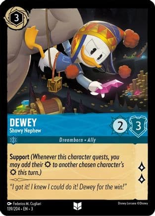 Dewey - Showy Nephew (139/204) [Into the Inklands] Cold Foil