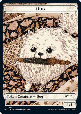 Dog // Cat Double-Sided Token (1516 // 1517) [Secret Lair Drop Series]  Foil
