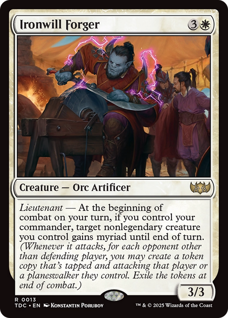Ironwill Forger (013) [Commander: Tarkir: Dragonstorm]
