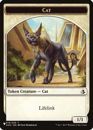 Cat (016) // Dog Double-Sided Token |  (16 // 10) [The List Reprints]
