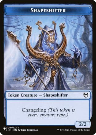 Shapeshifter // Rat Double-Sided Token |  (8 // 3) [The List Reprints]