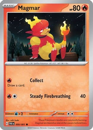 Magmar 009- SV Paldean Fates