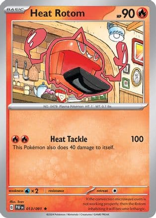 Heat Rotom 013- SV Paldean Fates Holofoil
