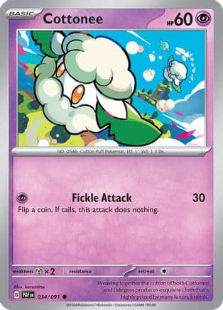 Cottonee 034- SV Paldean Fates