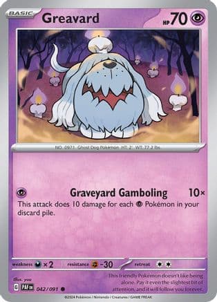 Greavard 042- SV Paldean Fates