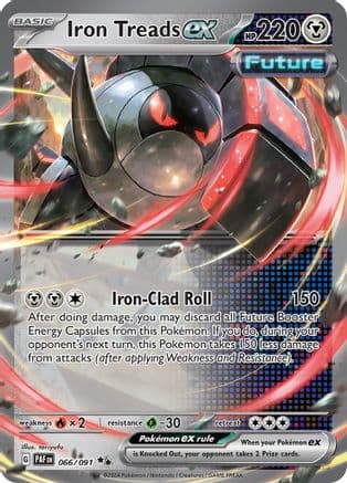 Iron Treads ex 066- SV Paldean Fates Holofoil