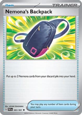 Nemona's Backpack 083- SV Paldean Fates