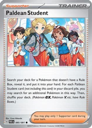 Paldean Student 085/091 - SV Paldean Fates