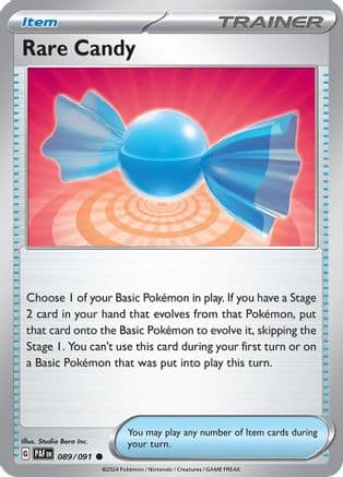 Rare Candy 089  SV Paldean Fates - Common