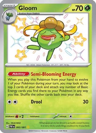 Gloom 093- SV Paldean Fates Holofoil