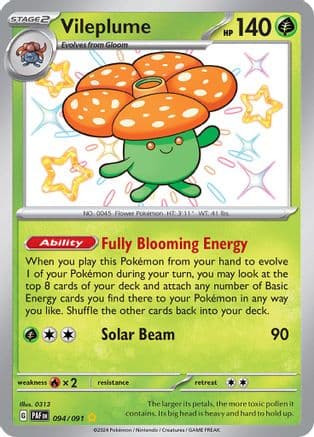 Vileplume 094- SV Paldean Fates Holofoil