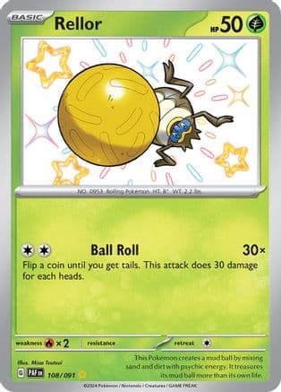 Rellor 108- SV Paldean Fates Holofoil