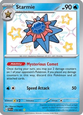 Starmie 119- SV Paldean Fates Holofoil