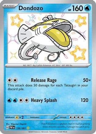 Dondozo 126- SV Paldean Fates Holofoil