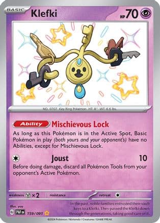 Klefki 159- SV Paldean Fates Holofoil