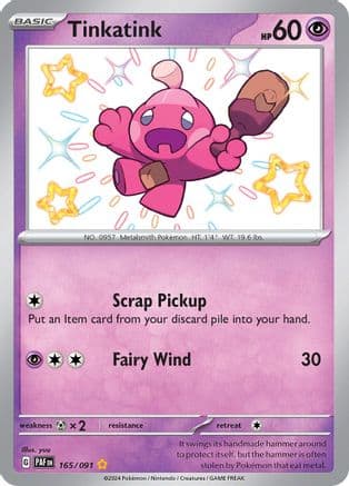 Tinkatink 165- SV Paldean Fates Holofoil