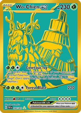 Wo-Chien ex 240- SV Paldean Fates Holofoil