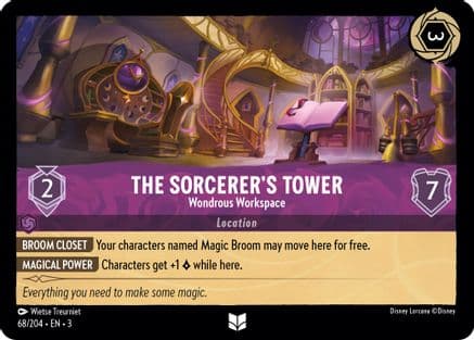 The Sorcerer's Tower - Wondrous Workspace (68/204) [Into the Inklands] Cold Foil