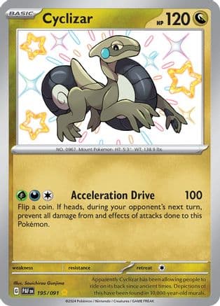 Cyclizar 195/091  - Holofoil SV Paldean Fates - Shiny Rare