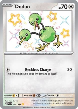 Doduo 199- SV Paldean Fates Holofoil