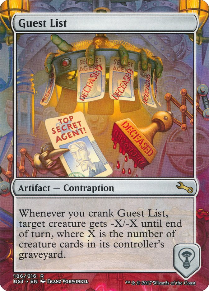 Guest List 186/216 (Unstable) 