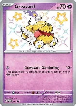 Greavard 070- SV Scarlet & Violet Promo Cards Holofoil