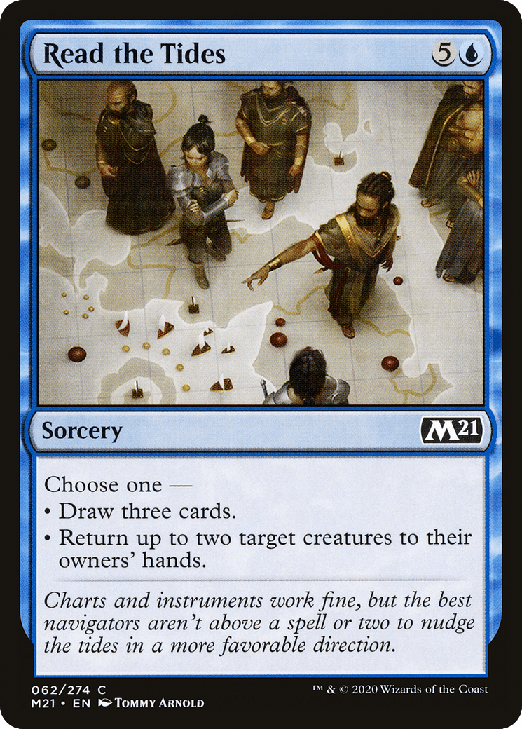 Read the Tides [Core Set 2021] Foil