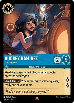 Audrey Ramirez - The Engineer (137/204) [Into the Inklands] Cold Foil