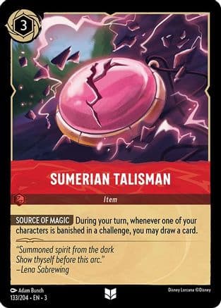 Sumerian Talisman (133/204) [Into the Inklands] Cold Foil