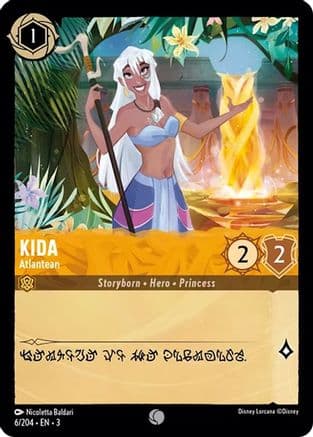 Kida - Atlantean (6/204) [Into the Inklands] Cold Foil