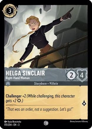 Helga Sinclair - Right-Hand Woman (175/204) [Into the Inklands] Cold Foil