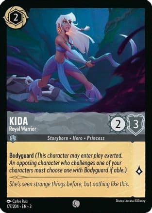 Kida - Royal Warrior (177/204) [Into the Inklands] Cold Foil