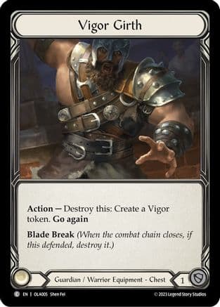 Vigor Girth (OLA005) - Blitz Deck: Heavy Hitters - Olympia