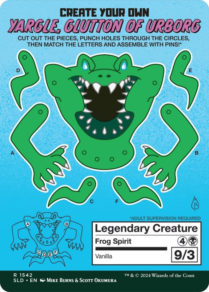 Yargle, Glutton of Urborg [Secret Lair Drop Series] Foil
