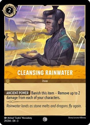 Cleansing Rainwater (29/204) [Into the Inklands] Cold Foil