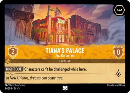 Tiana's Palace - Jazz Restaurant (34/204) [Into the Inklands] Cold Foil