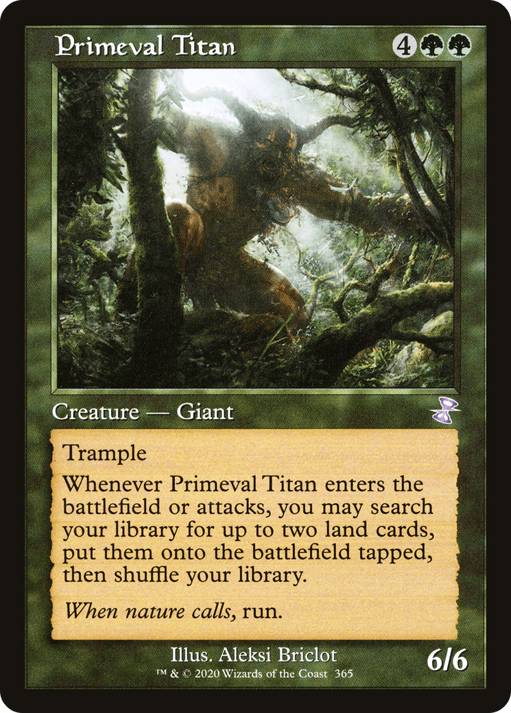 Primeval Titan (Timeshifted) [Time Spiral Remastered] Foil