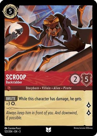 Scroop - Backstabber (122/204) [Into the Inklands] Cold Foil